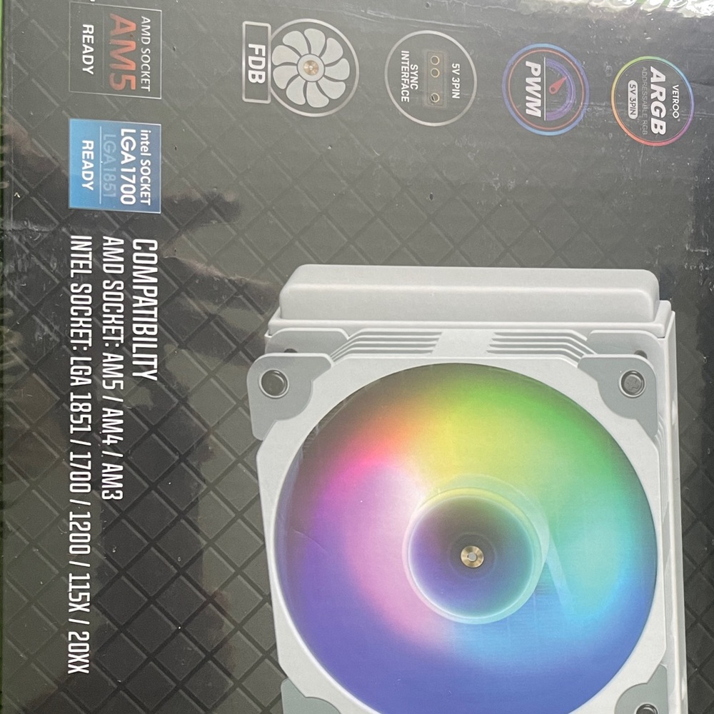 Etro V240 RGB Liquid CPU Cooler - White  never opened and sealed - Picture 2 of 7